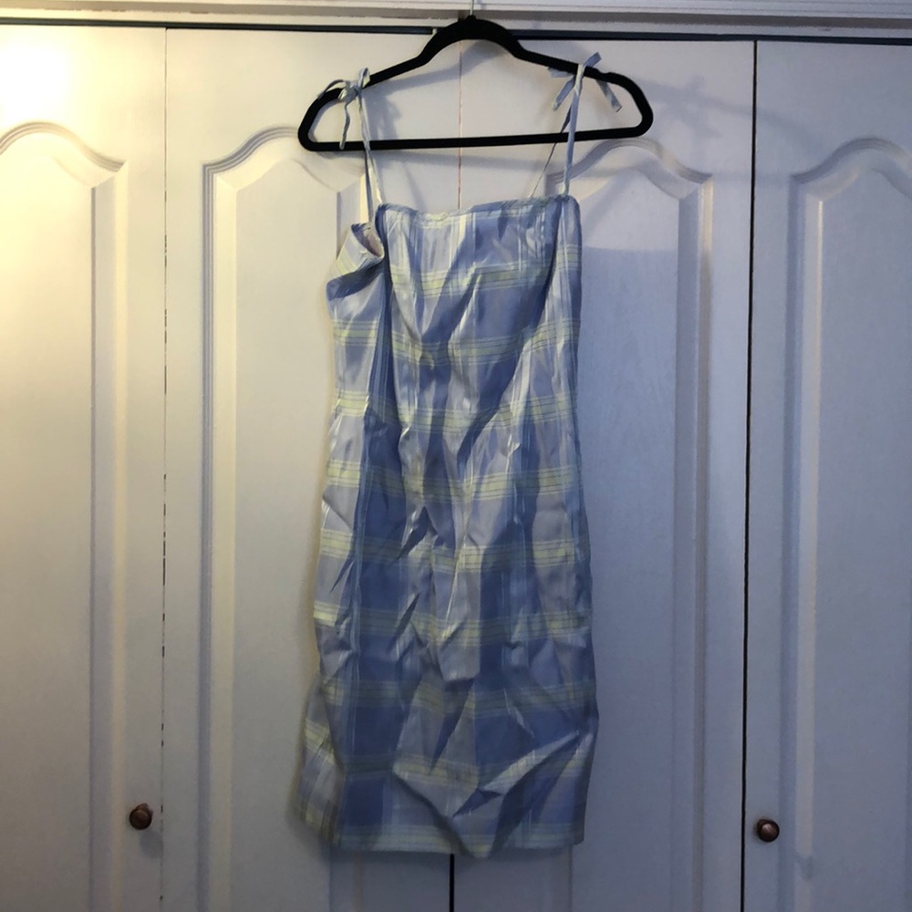 plaid dress!!